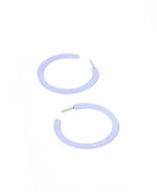 Holly Medium Hoop Earrings - Lavender Haze