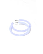 Holly Medium Hoop Earrings - Lavender Haze