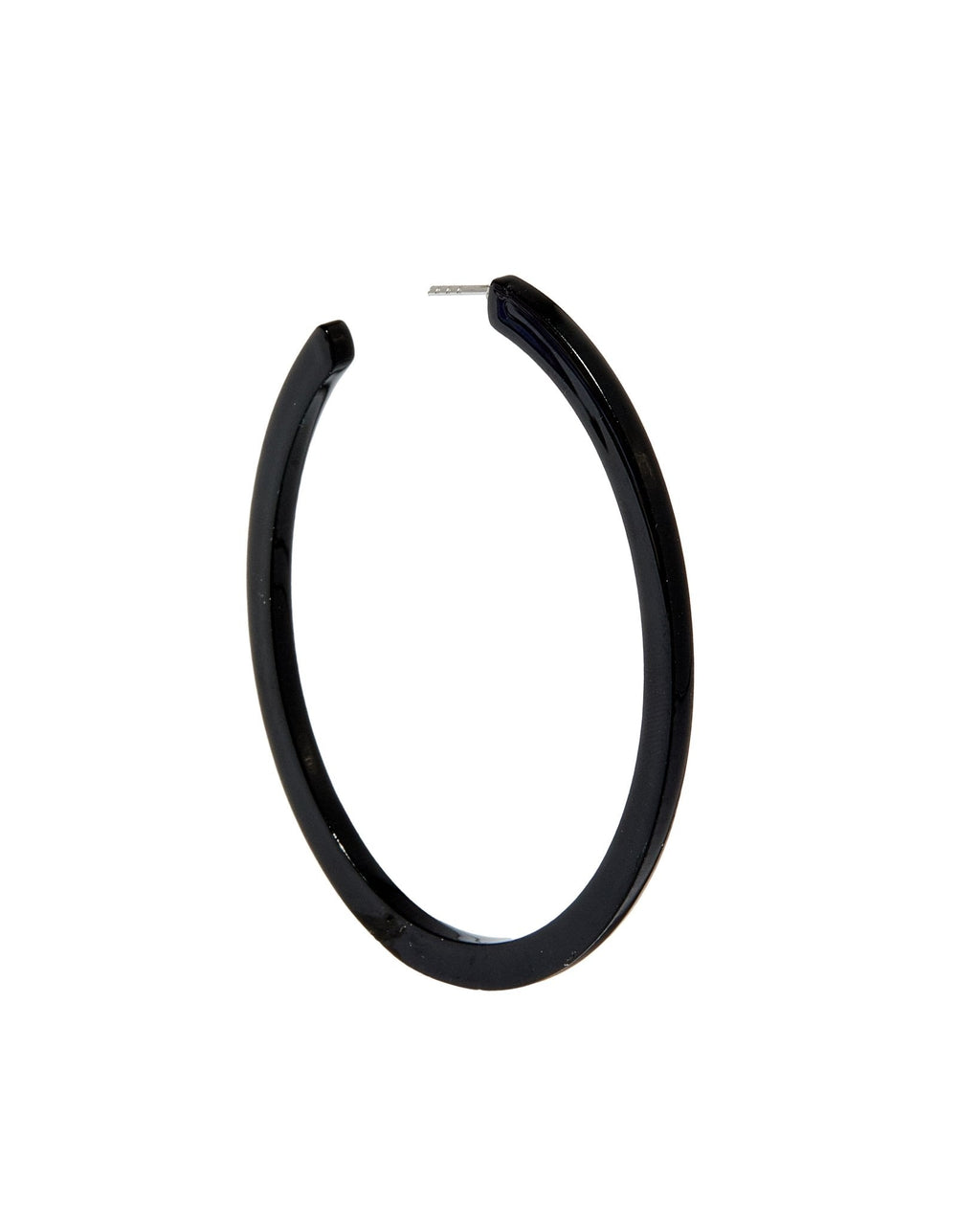 Holly Mega Hoop Earrings - True Black