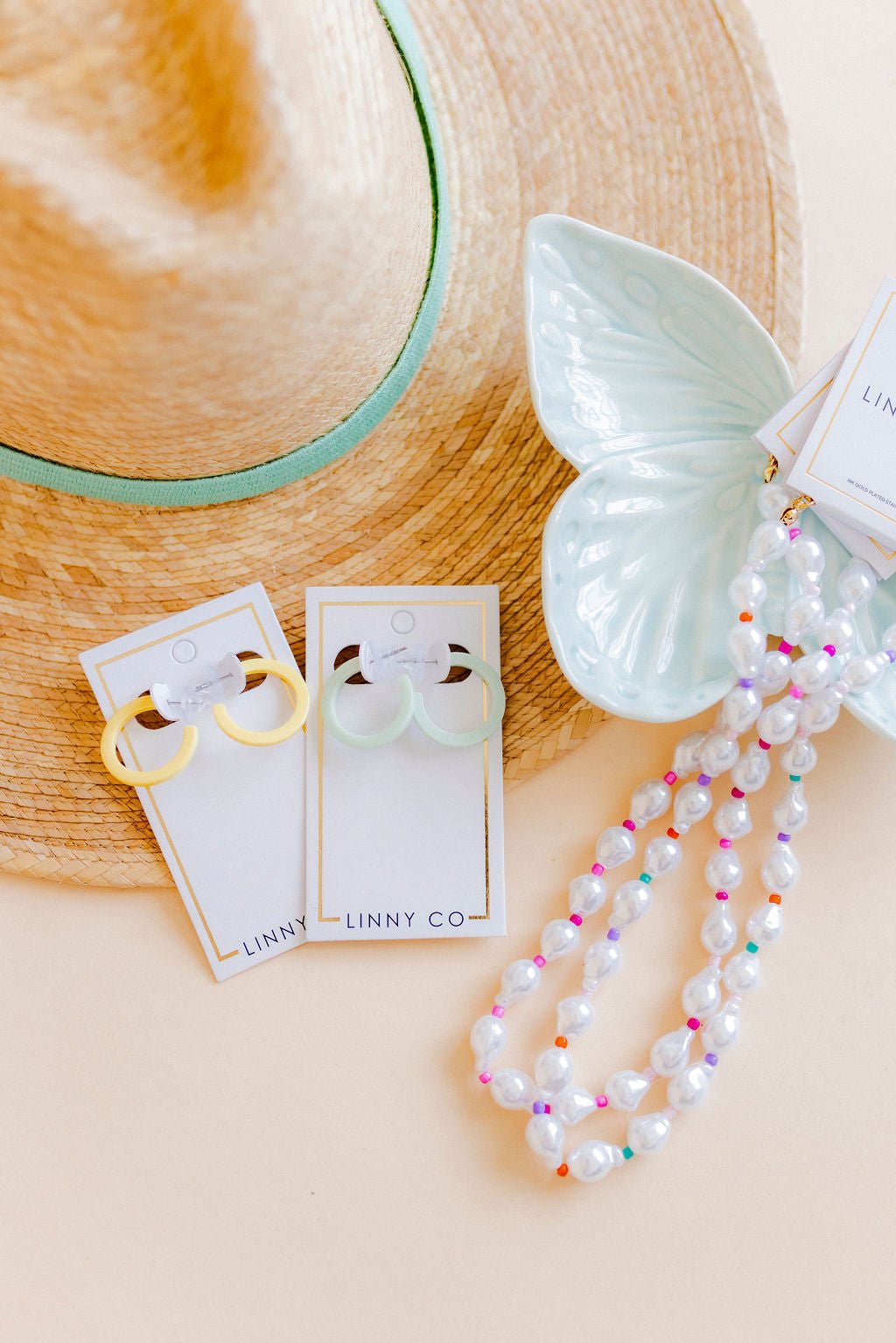 Holly Mini Hoop Earrings - Buttercup Yellow