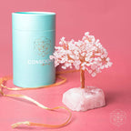 Home Sweet Home - Feng Shui Rose Quartz Tree by Conscious Items