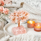 Home Sweet Home - Feng Shui Rose Quartz Tree by Conscious Items