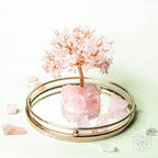 Home Sweet Home - Feng Shui Rose Quartz Tree by Conscious Items