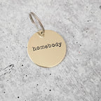 HOMEBODY Brass Keychain Key Chains La Vie Bien HOMEBODY Brass Keychain