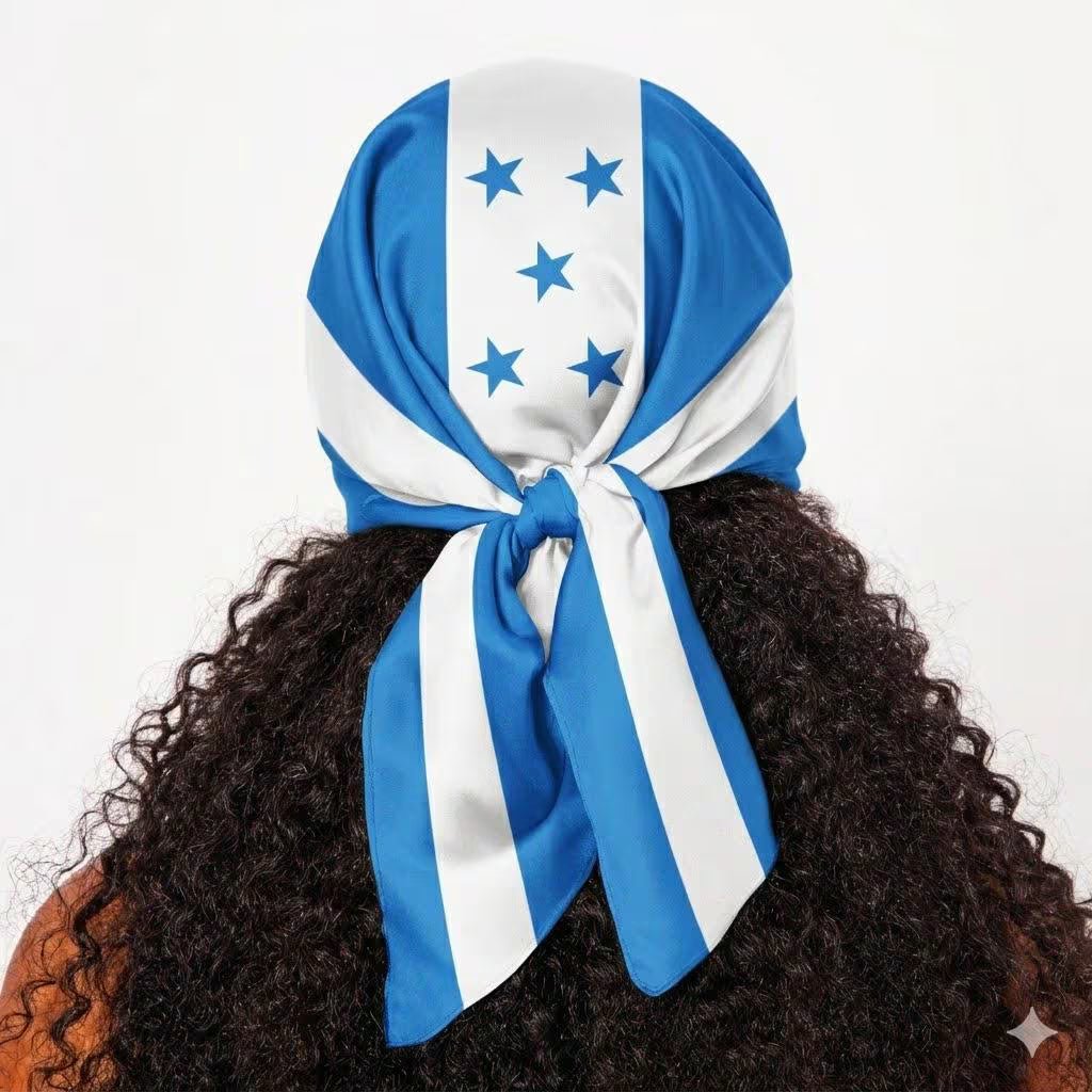 Honduras Flag Bandana All-Over Print Bandana La Vie Bien Honduras Flag Bandana