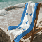 Honduras Flag Beach Towel Beach Towel (Generic Brand) La Vie Bien Honduras Flag Beach Towel