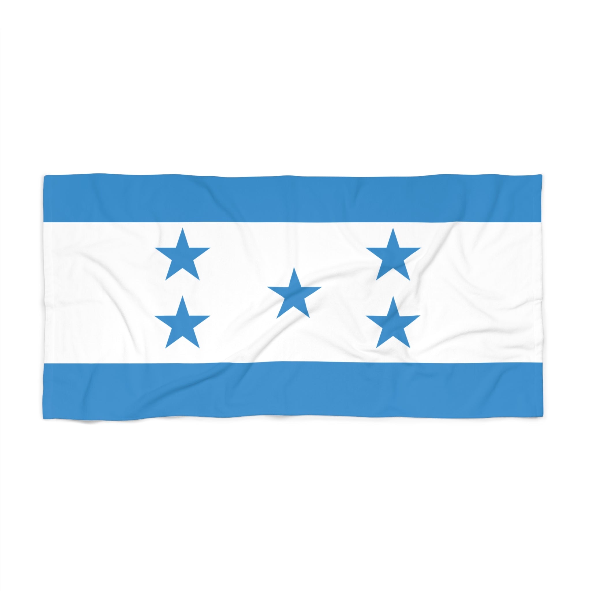 Honduras Flag Beach Towel Beach Towel (Generic Brand) La Vie Bien Honduras Flag Beach Towel