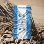 Honduras Flag Beach Towel Beach Towel (Generic Brand) La Vie Bien Honduras Flag Beach Towel