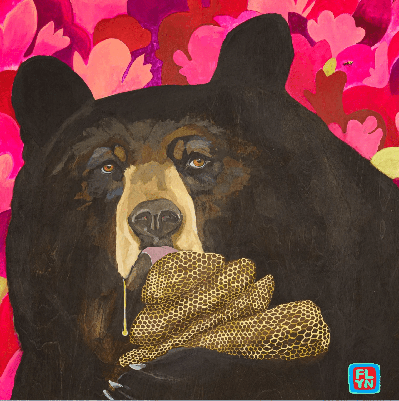 Honey Bear Sticker by FLYNhats