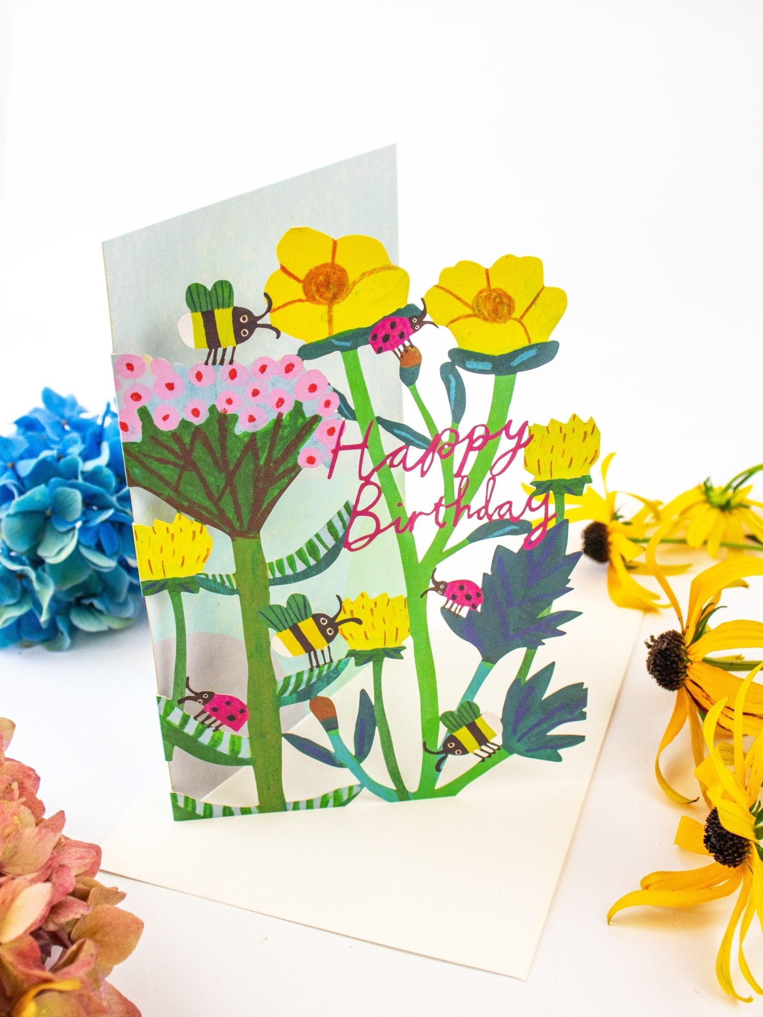 Honey Lasercut Birthday Card
