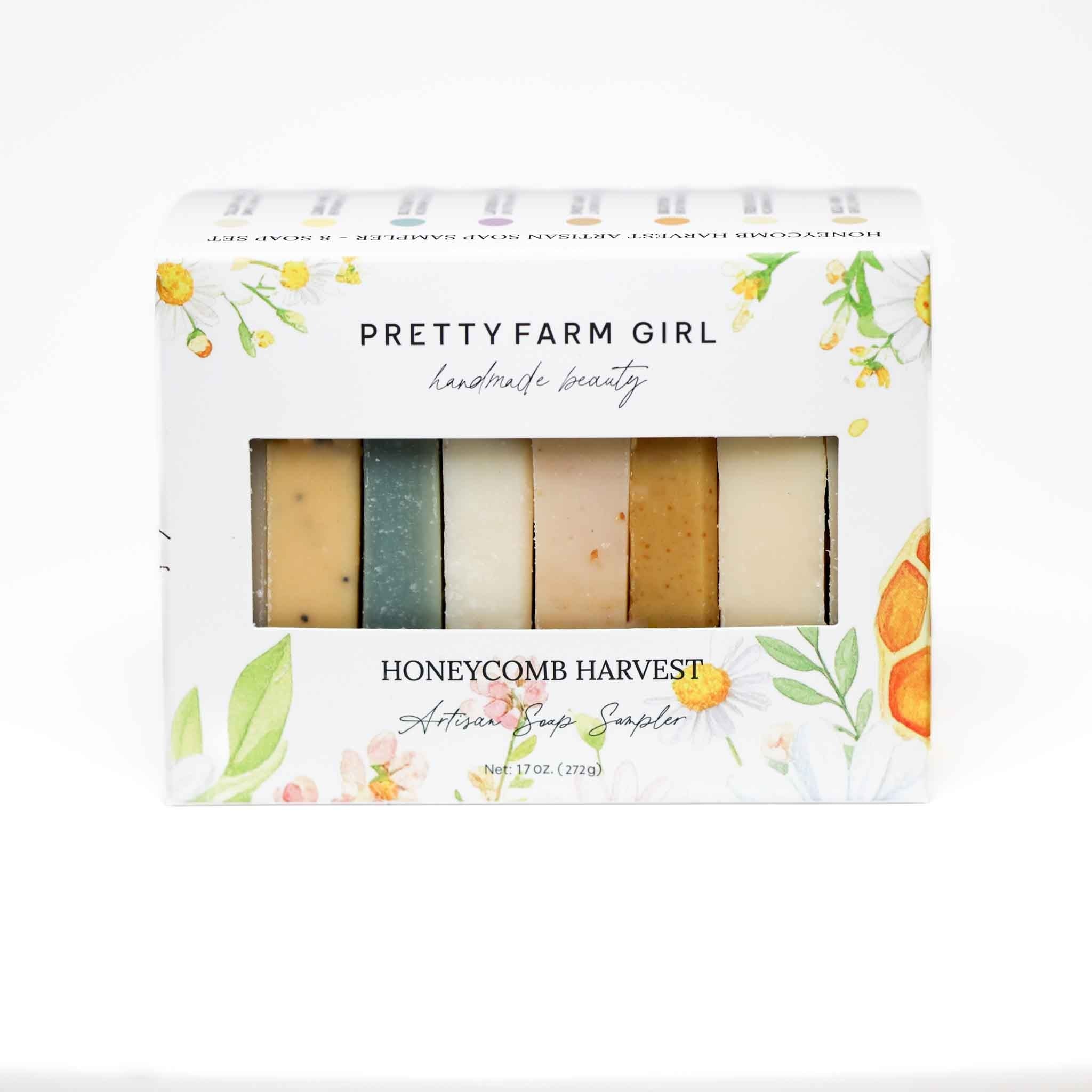 Honeycomb Harvest Goat Milk & Tallow Soap Sampler soap La Vie Bien Honeycomb Harvest Goat Milk & Tallow Soap Sampler