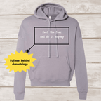 Hoodie — "Feel the Fear and Do It Anyway" Minimalist Comfort Pullover Hoodie La Vie Bien Hoodie — "Feel the Fear and Do It Anyway" Minimalist Comfort Pullover