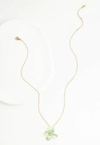 Hope in Bloom Necklace in Mint
