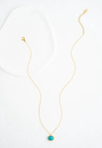 Hopeful Glow Necklace in Turquoise by Ethical Trade Co