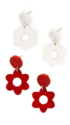 Hot Hippie Clay Earrings by Fair Anita