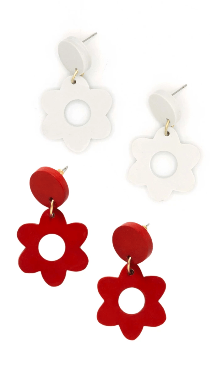 Hot Hippie Clay Earrings by Fair Anita