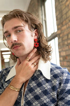 Hot Hippie Clay Earrings by Fair Anita