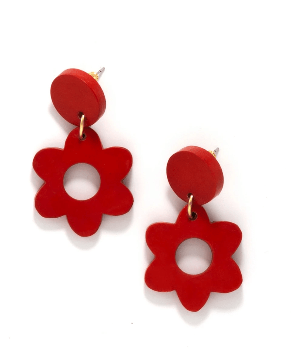 Hot Hippie Clay Earrings by Fair Anita