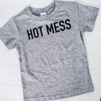 HOT MESS Toddler T-Shirt OR Baby Bodysuit Kids' Clothes La Vie Bien HOT MESS Toddler T-Shirt OR Baby Bodysuit