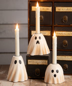 Surprised Ghost Candlestick | Halloween Decor | Bethany Lowe