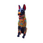 Huge Talavera Dog Statue | Colorful Mexican Ceramic Statue Talavera Statue La Vie Bien Huge Talavera Dog Statue | Colorful Mexican Ceramic Statue