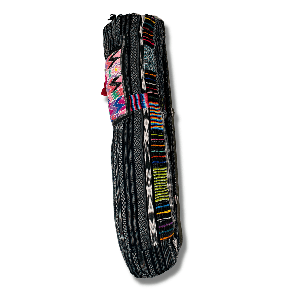 Huipil Embroidered Yoga Bag (Assorted) - Guatemala Bags La Vie Bien Huipil Embroidered Yoga Bag (Assorted) - Guatemala