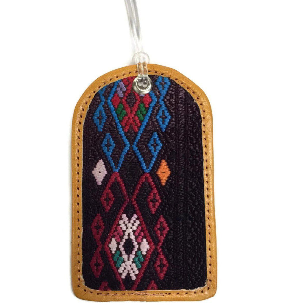 Huipil Up - cycled Textile Luggage Bag Tag - Guatemala Accessories La Vie Bien Huipil Up - cycled Textile Luggage Bag Tag - Guatemala