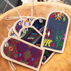 Huipil Up - cycled Textile Luggage Bag Tag - Guatemala Accessories La Vie Bien Huipil Up - cycled Textile Luggage Bag Tag - Guatemala