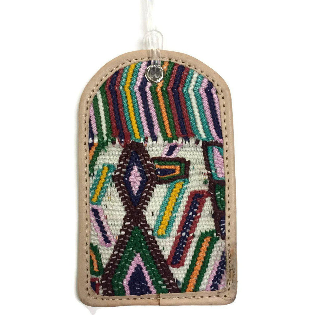 Huipil Up - cycled Textile Luggage Bag Tag - Guatemala Accessories La Vie Bien Huipil Up - cycled Textile Luggage Bag Tag - Guatemala