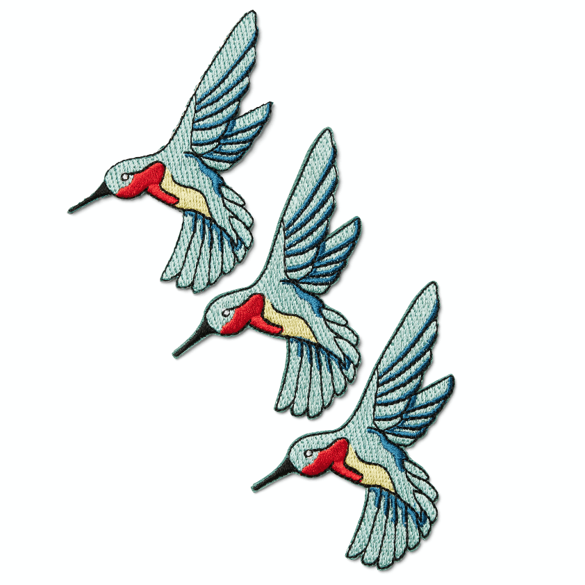 HUMMINGBIRD ORGANIC COTTON PATCH by Urban Native Era