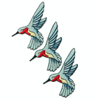 HUMMINGBIRD ORGANIC COTTON PATCH by Urban Native Era