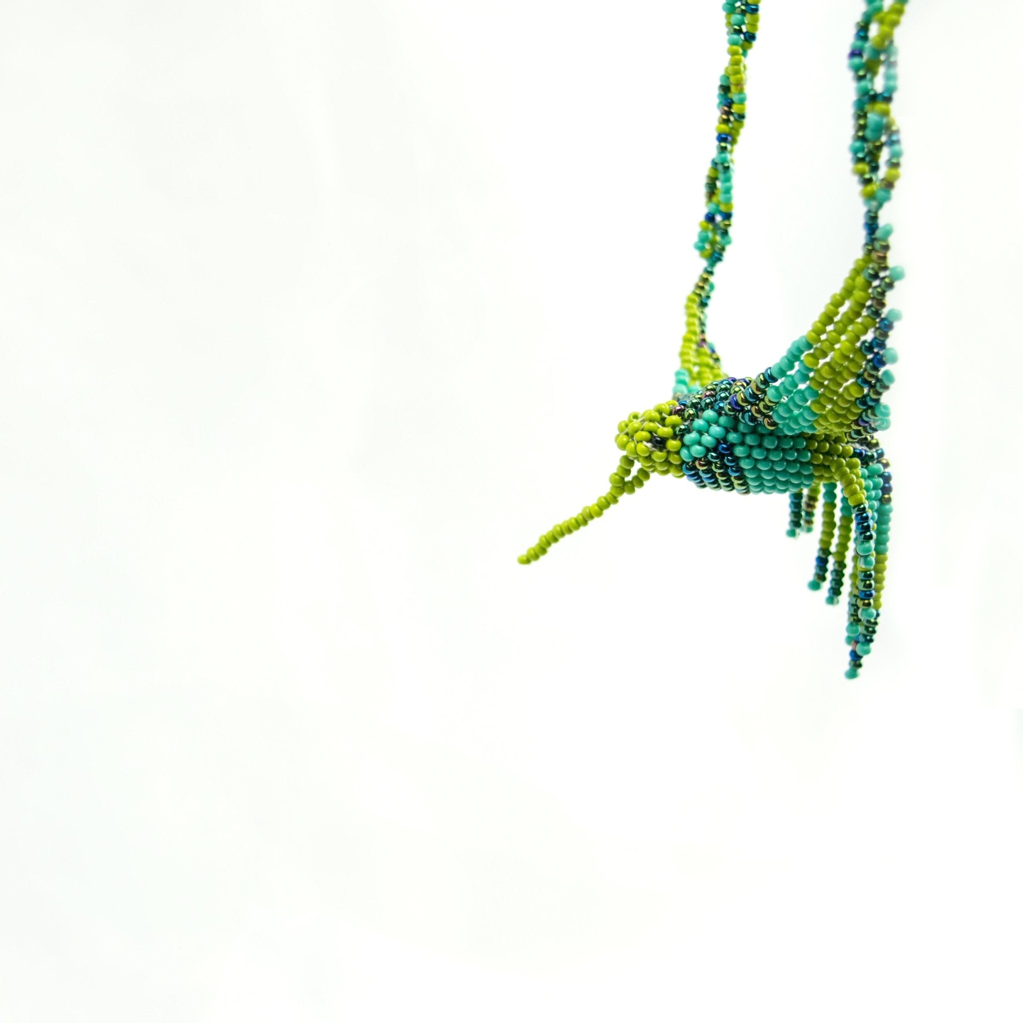 Hummingbird Seed Bead Necklace Assorted - Guatemala Jewelry La Vie Bien Hummingbird Seed Bead Necklace Assorted - Guatemala