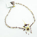 Hummingbird Seed Bead Necklace Assorted - Guatemala Jewelry La Vie Bien Hummingbird Seed Bead Necklace Assorted - Guatemala