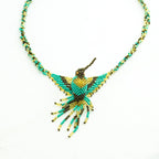 Hummingbird Seed Bead Necklace Assorted - Guatemala Jewelry La Vie Bien Hummingbird Seed Bead Necklace Assorted - Guatemala