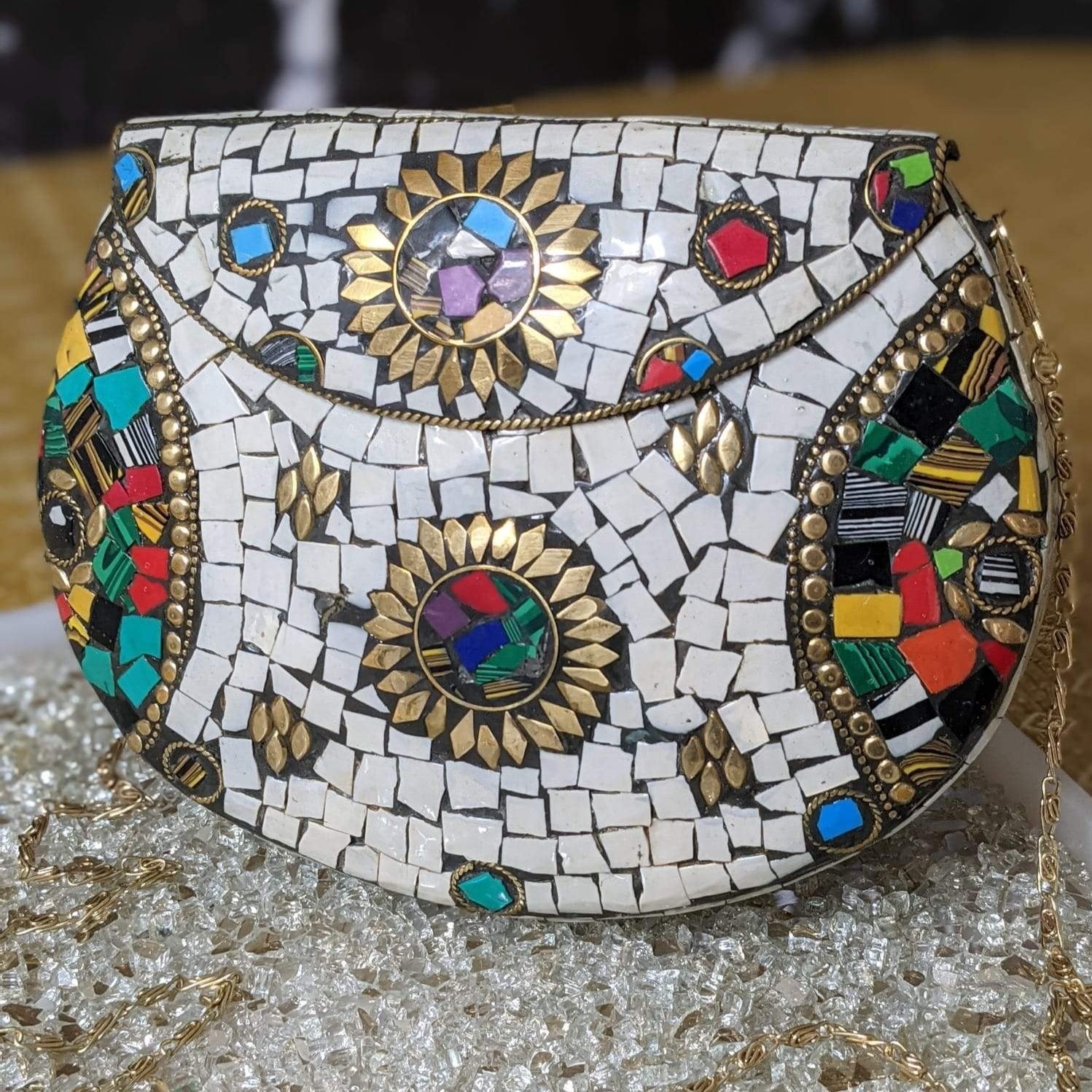 Mosaic Tile Clutch