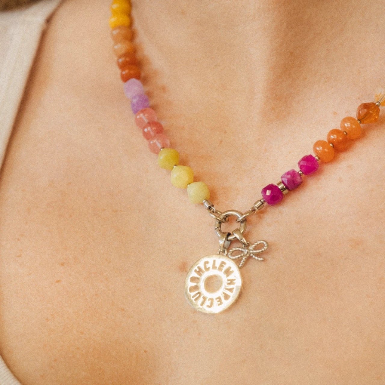 Hype Club Necklace Charm by Oh Clementine