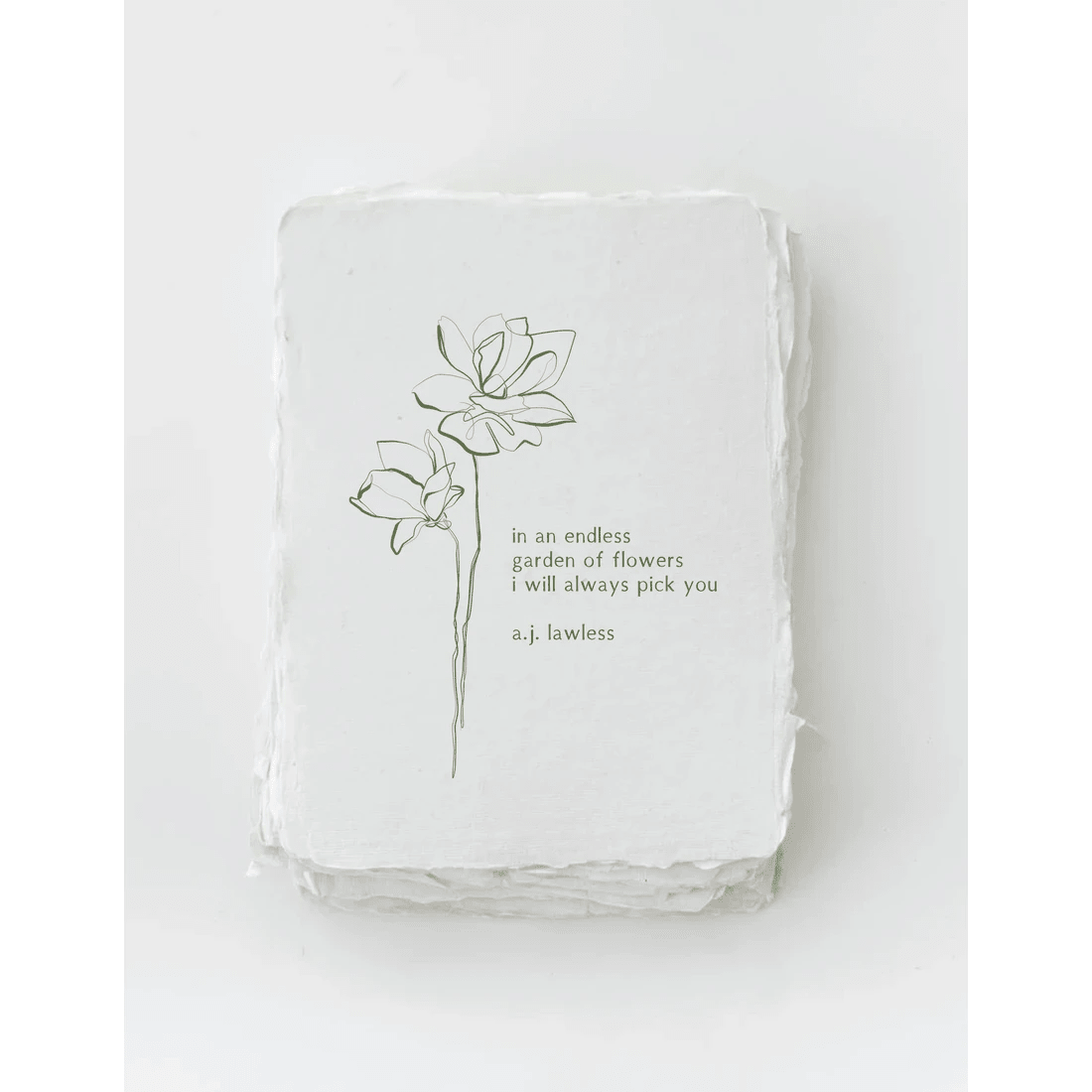 "I Always Pick You" Love/Friendship Greeting Card by White Cliff Studio