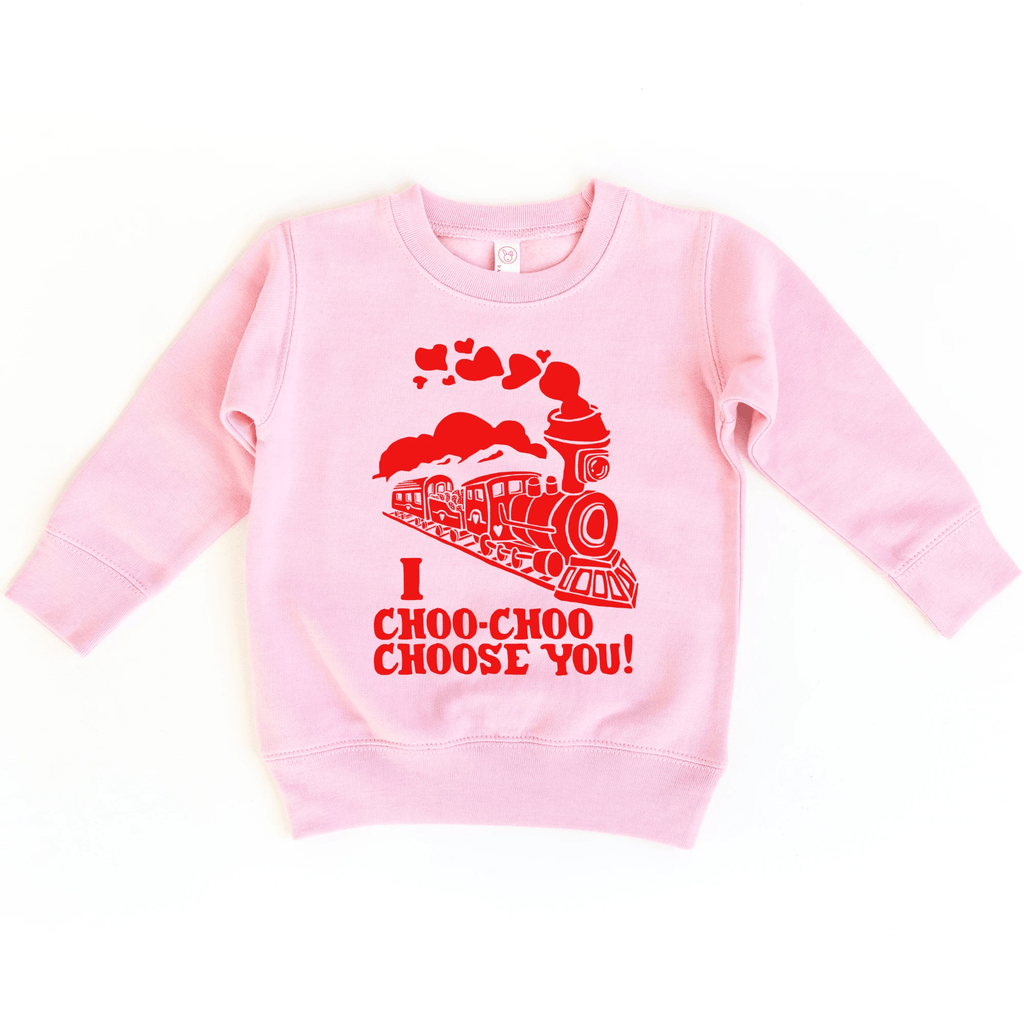 I choo choo choose you toddler and youth sweater, Valentine's Day collection by Benny and Ray Apparel