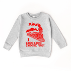 I choo choo choose you toddler and youth sweater, Valentine's Day collection by Benny and Ray Apparel