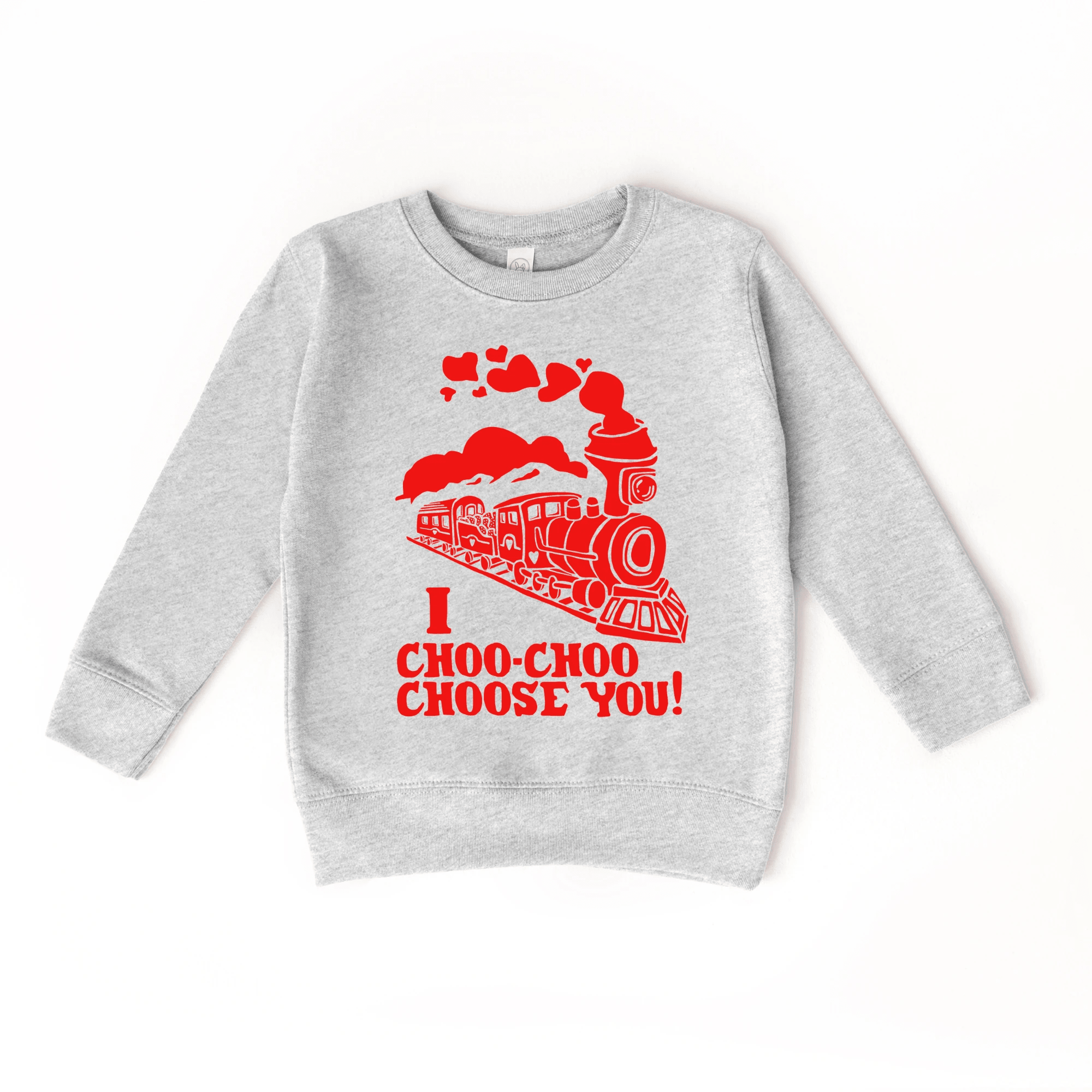 I choo choo choose you toddler and youth sweater, Valentine's Day collection by Benny and Ray Apparel