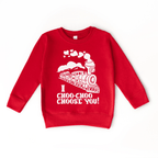I choo choo choose you toddler and youth sweater, Valentine's Day collection by Benny and Ray Apparel