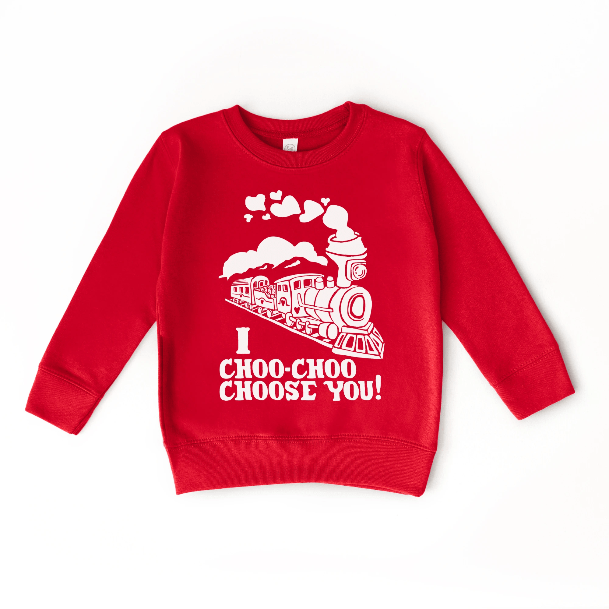 I choo choo choose you toddler and youth sweater, Valentine's Day collection by Benny and Ray Apparel