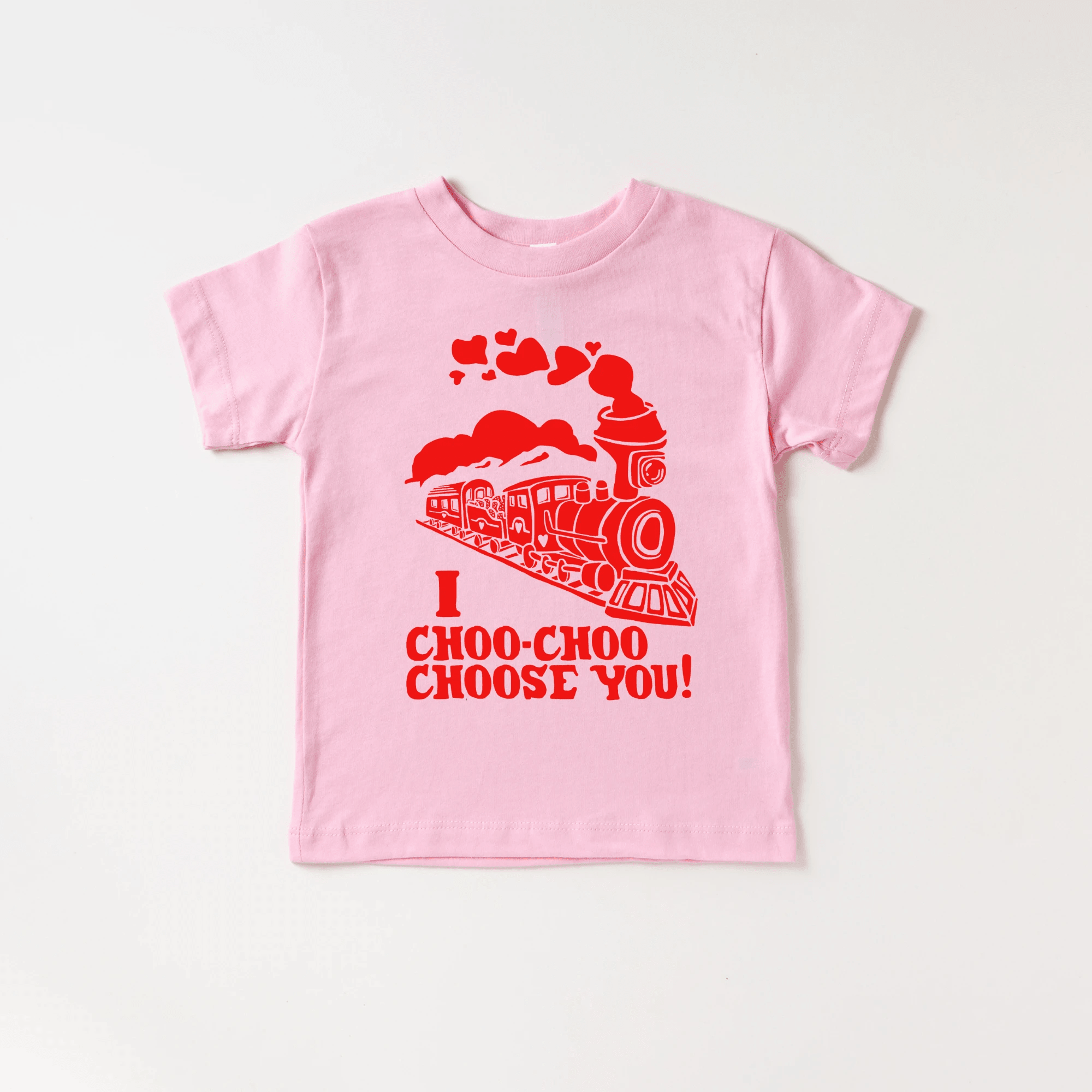 I Choo Choo Choose You toddler or youth tee shirt, Valentine's Day collection by Benny and Ray Apparel