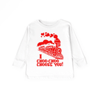 I Choo Choo Choose You toddler or youth tee shirt, Valentine's Day collection by Benny and Ray Apparel