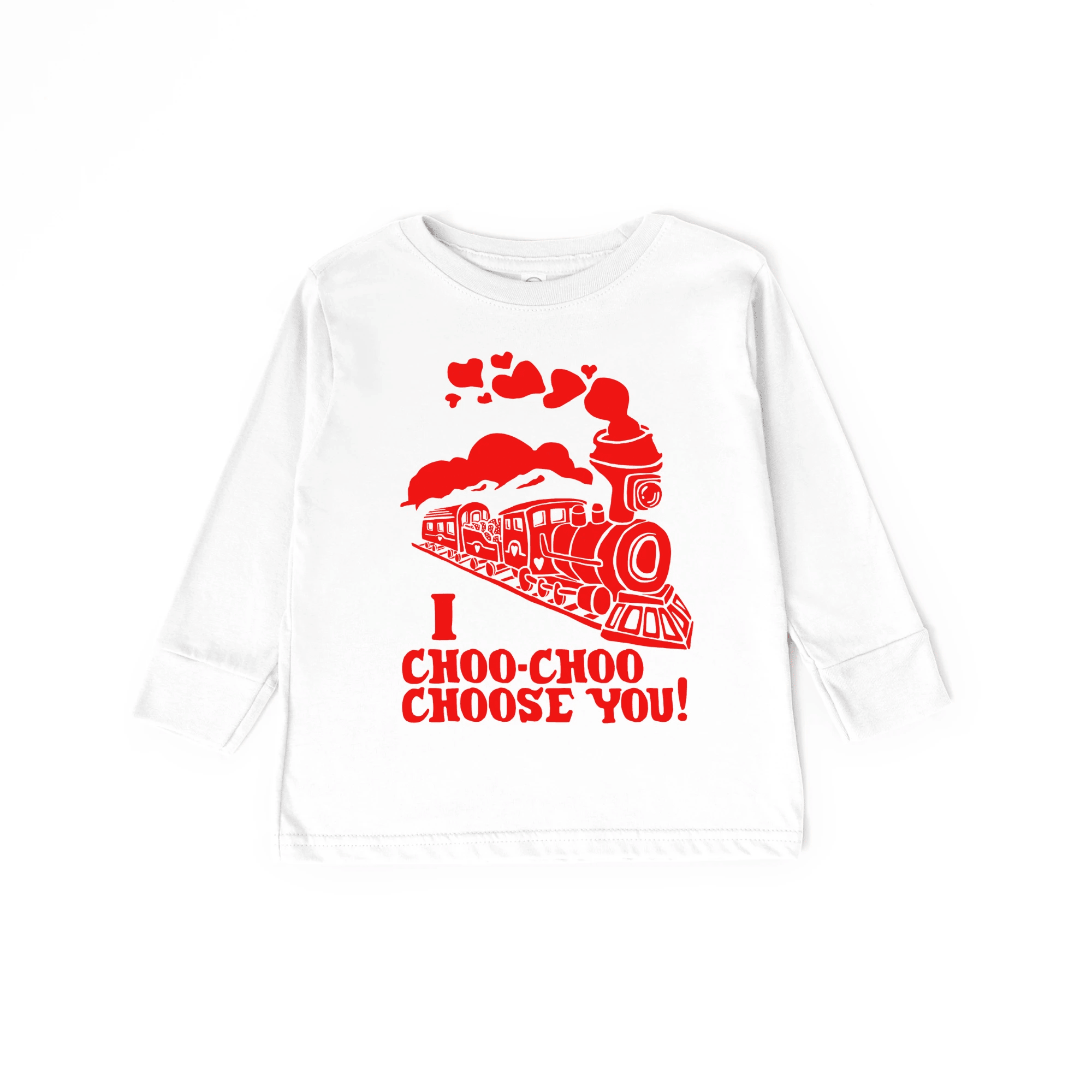 I Choo Choo Choose You toddler or youth tee shirt, Valentine's Day collection by Benny and Ray Apparel