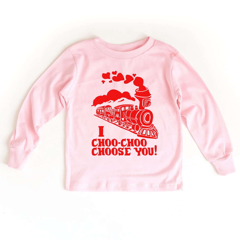 I Choo Choo Choose You toddler or youth tee shirt, Valentine's Day collection by Benny and Ray Apparel