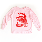 I Choo Choo Choose You toddler or youth tee shirt, Valentine's Day collection by Benny and Ray Apparel