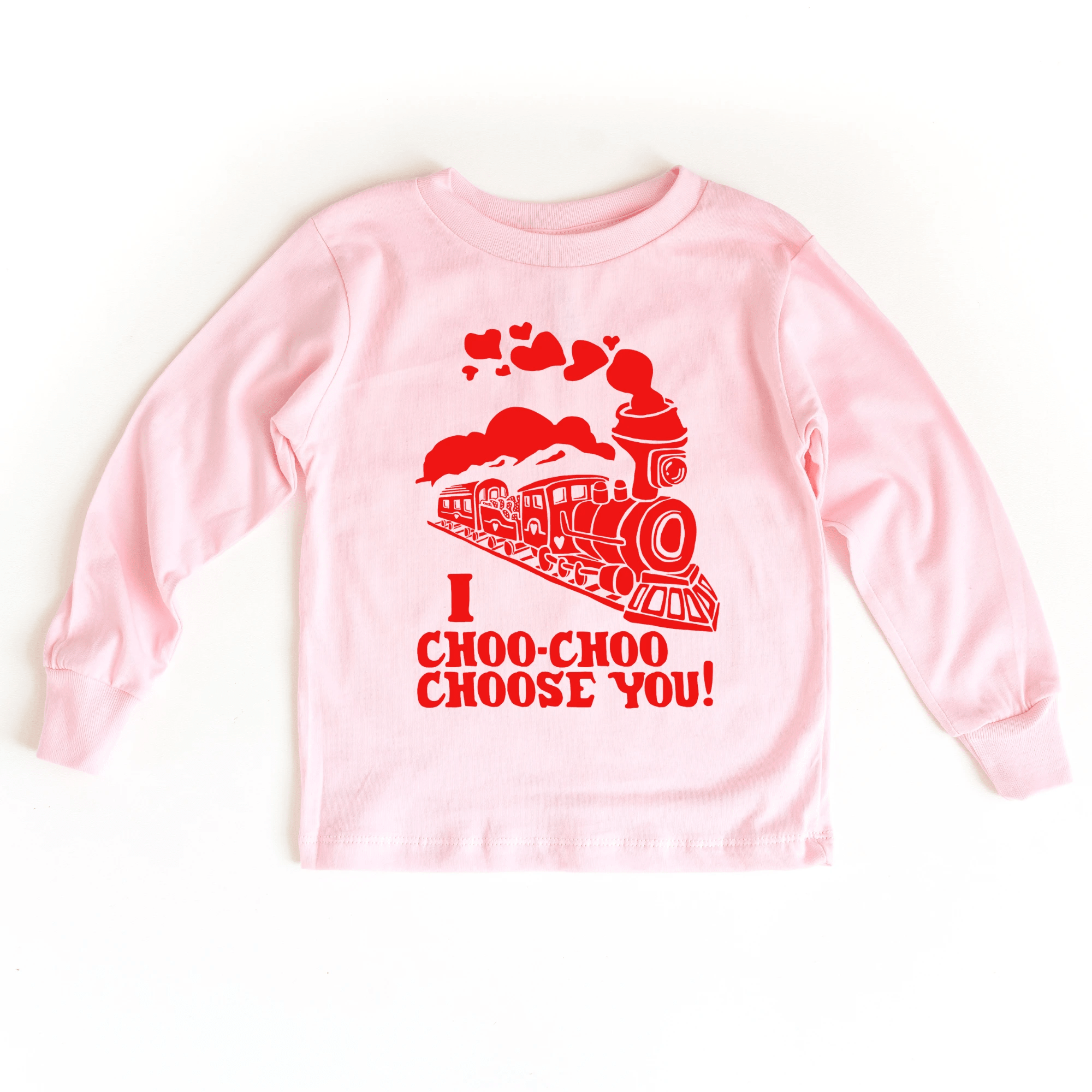 I Choo Choo Choose You toddler or youth tee shirt, Valentine's Day collection by Benny and Ray Apparel