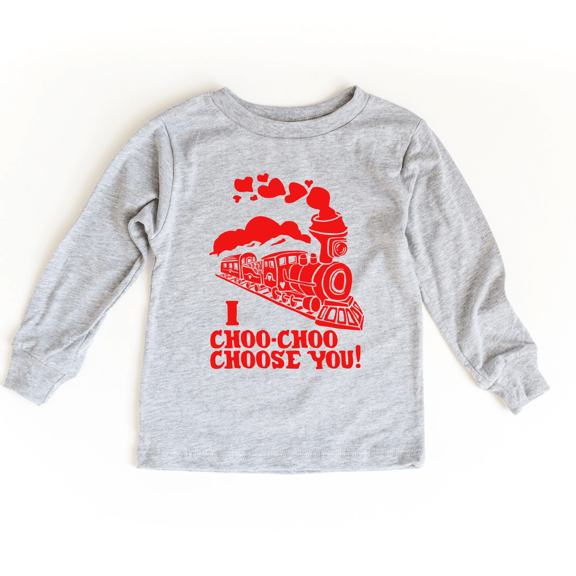 I Choo Choo Choose You toddler or youth tee shirt, Valentine's Day collection by Benny and Ray Apparel