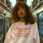 I Feel Muy Bonita But Also Muy Stressita Latina Comfy Sweater | Girly Funny Latino Sayings | 3 Colors Sweatshirt La Vie Bien I Feel Muy Bonita But Also Muy Stressita Latina Comfy Sweater | Girly Funny Latino Sayings | 3 Colors